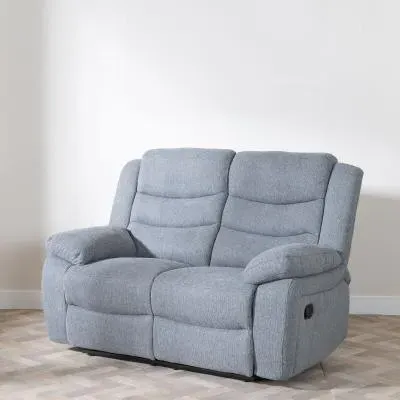 Windsor 2-Seater Recliner Sofa - Grey, Fabric