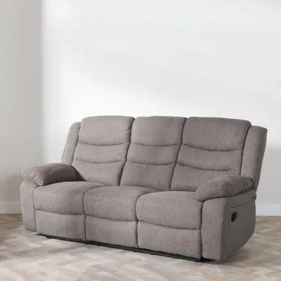 Windsor 3-Seater Recliner Sofa - Brown, Fabric image