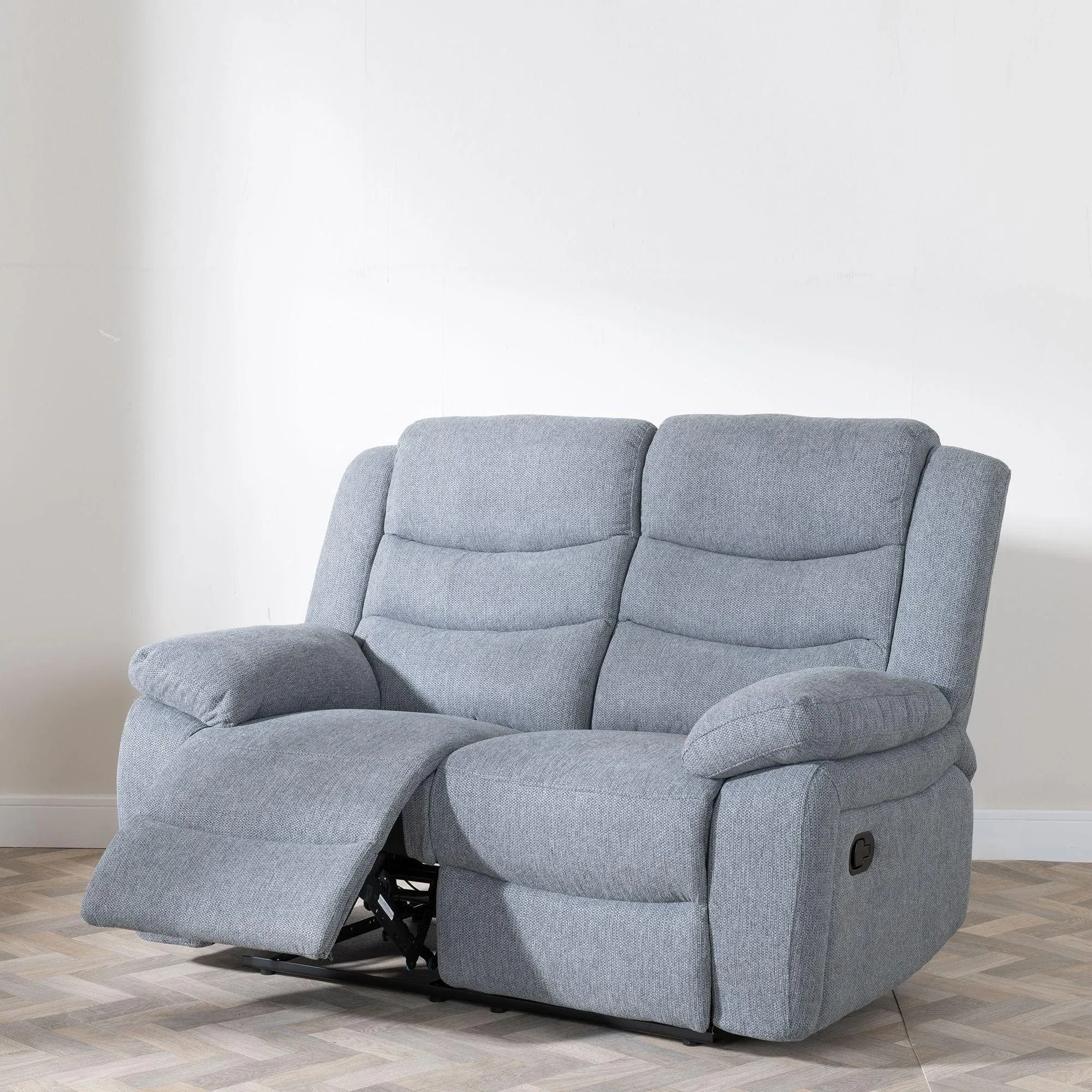 Windsor 3-Seater Recliner Sofa Set - Grey, Fabric