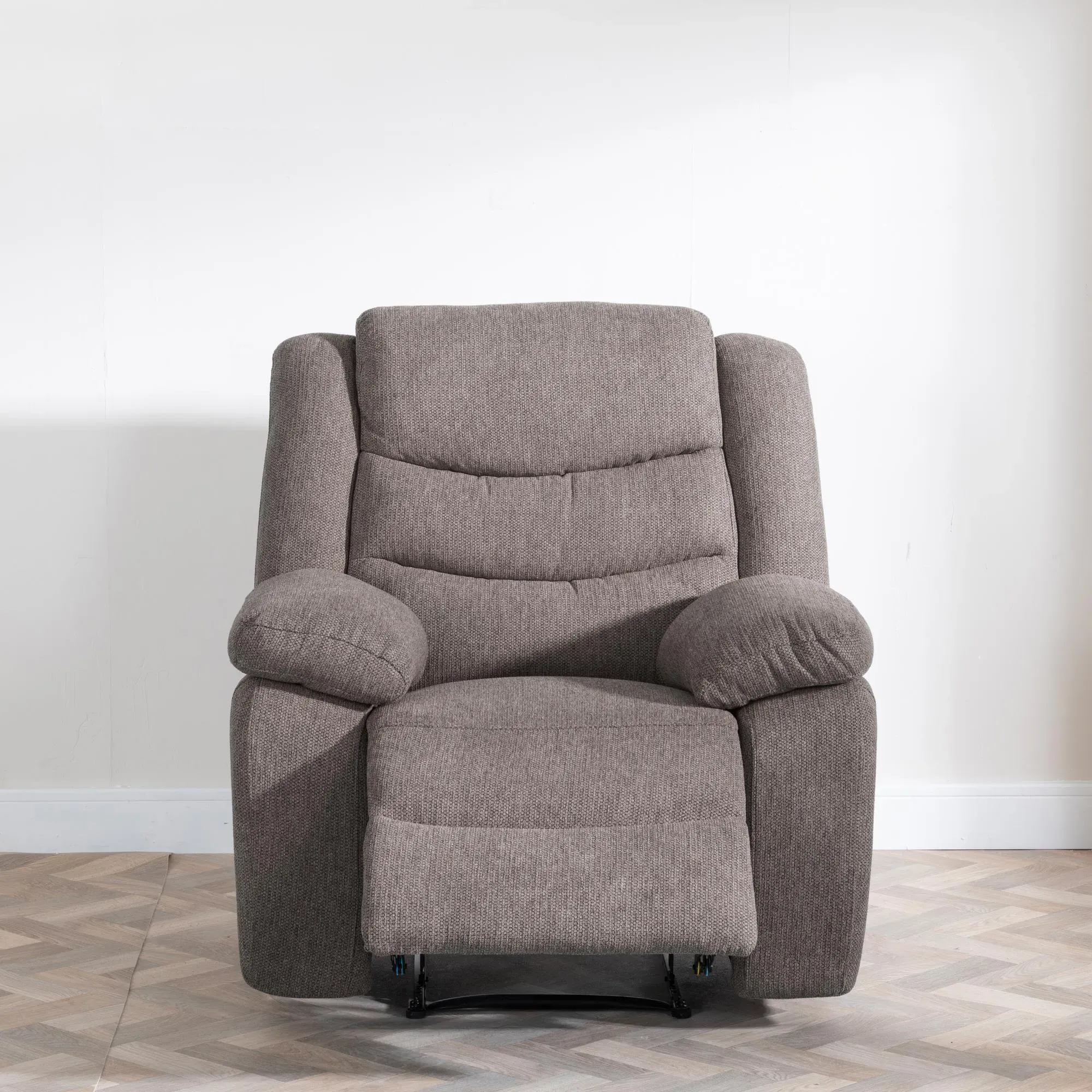 Windsor Recliner Armchair - Brown, Fabric