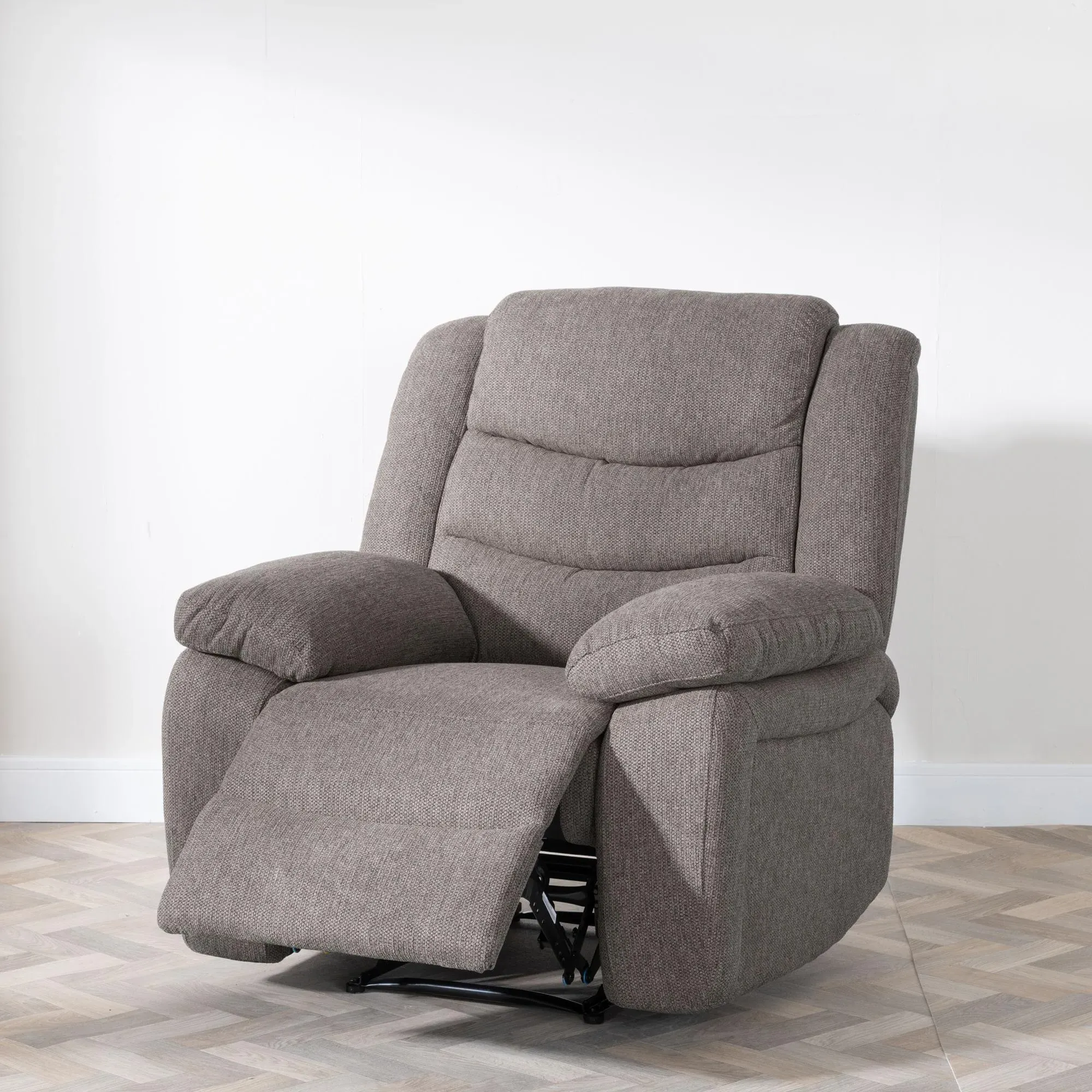 Windsor Recliner Armchair - Brown, Fabric