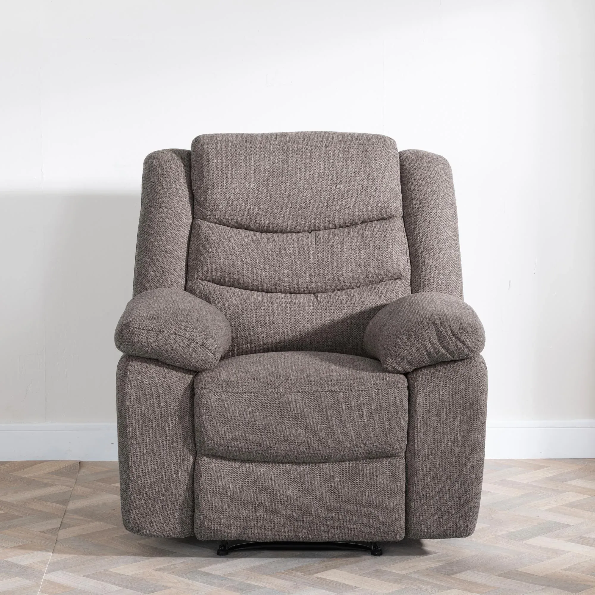 Windsor Recliner Armchair - Brown, Fabric