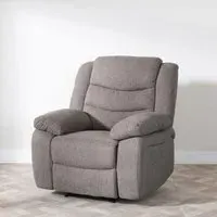 Windsor Recliner Armchair - Brown, Fabric
