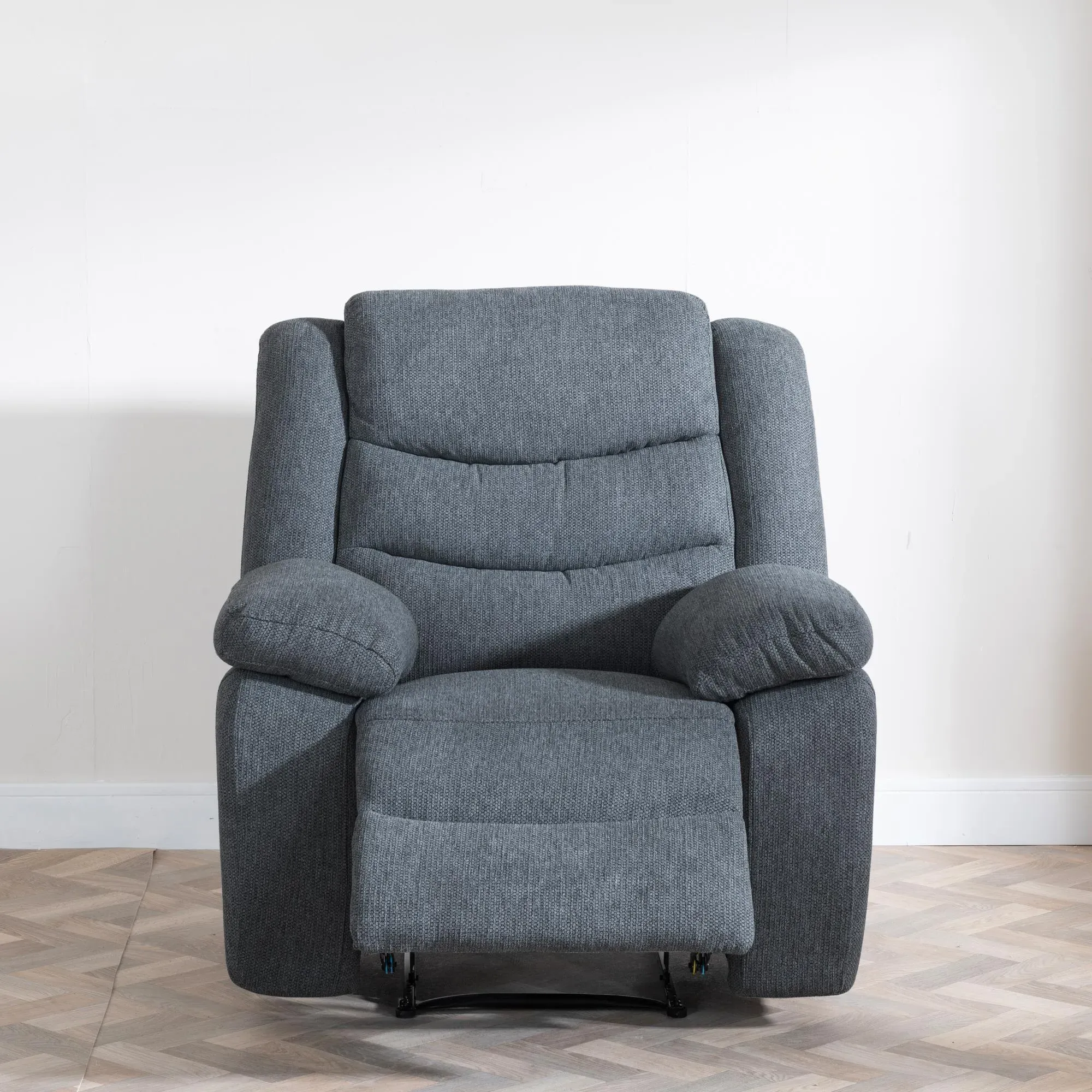 Windsor Recliner Armchair - Dark Grey, Fabric