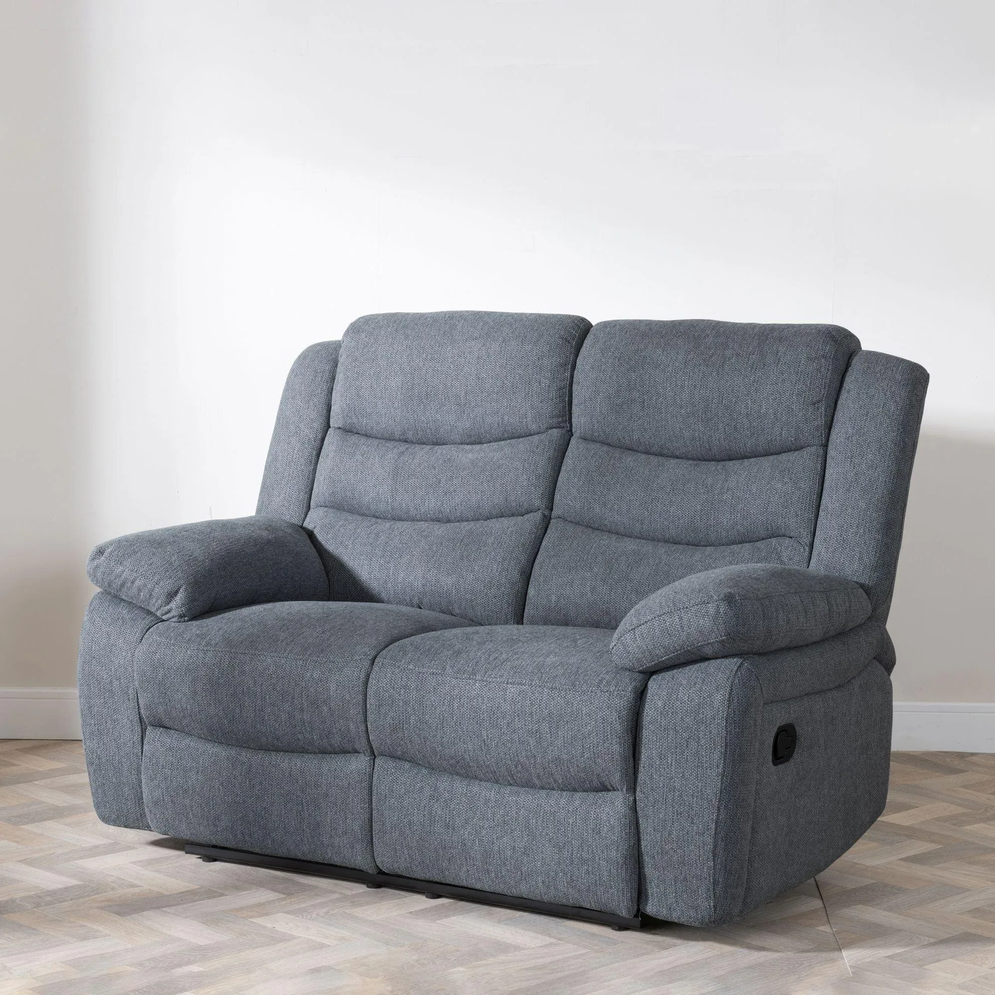 Windsor Recliner Sofa Set - Dark Grey, Fabric