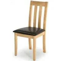 Annecy Dining Chair Set of 2 - Natural Wood
