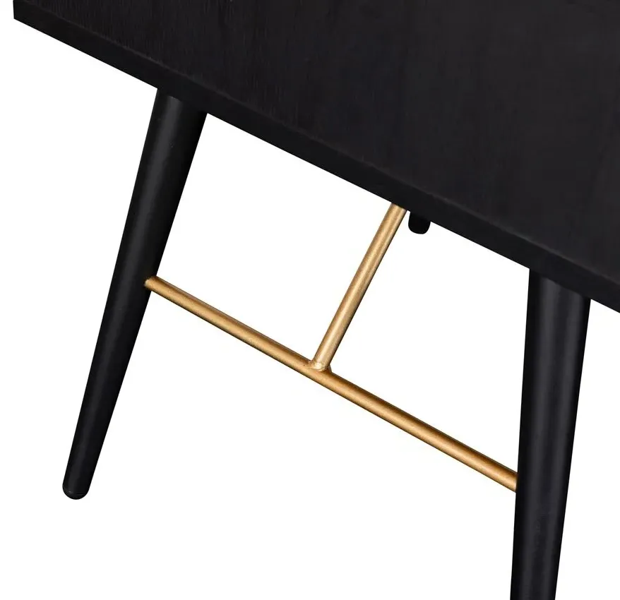 Barcelona Bedside Table - Black