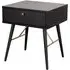Barcelona Bedside Table - Black