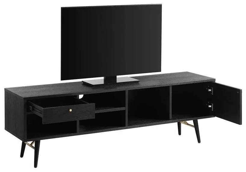 Barcelona Large TV Unit - Black