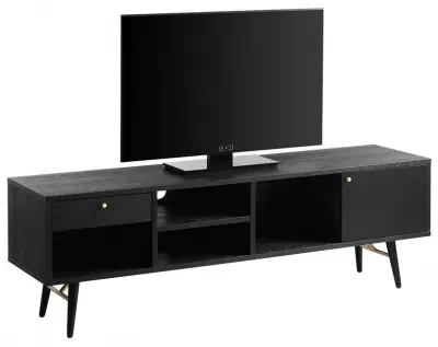 Barcelona Large TV Unit - Black image