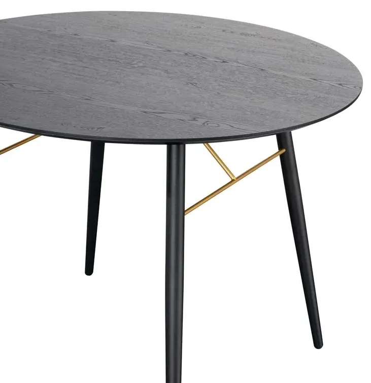 Barcelona Round Dining Table - Black, Copper