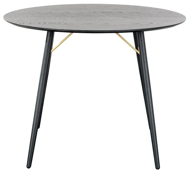 Barcelona Round Dining Table - Black, Copper