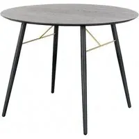 Barcelona Round Dining Table - Black, Copper