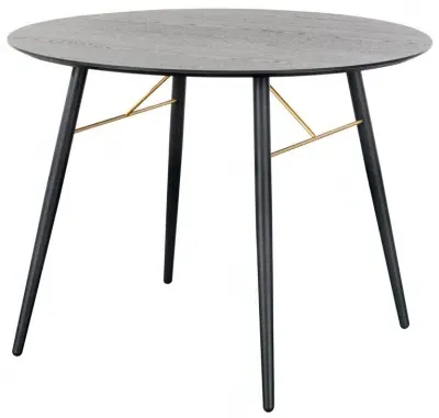 Barcelona Round Dining Table - Black, Copper