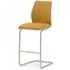 Elis Bar Stool - Pumpkin, Faux Leather