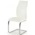 Elis Dining Chair Set of 2 - White, Faux Leather