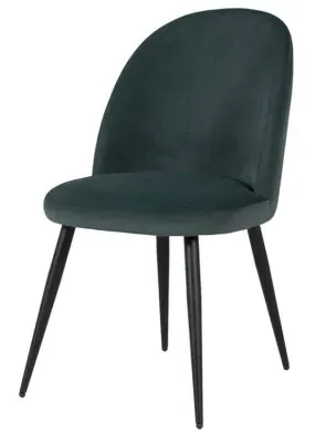 Gabi Dining Chair - Sage Green, Velvet