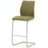 Irma Barstool Set of 2 - Olive, Faux Leather