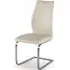 Irma Dining Chair Set of 2 - Taupe, Faux Leather