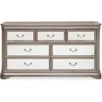 Jessica 3+4 Drawer Dressing Chest - Champagne