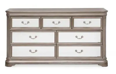 Jessica 3+4 Drawer Dressing Chest - Champagne image