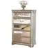 Jessica 5 Drawer Tall Chest - Champagne, Mirrored