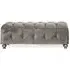 Jessica Ottoman Storage - Taupe, Velvet