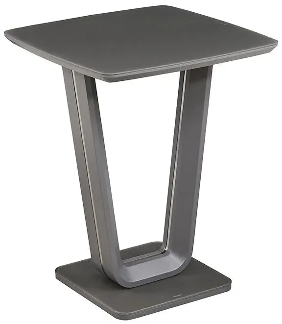 Lazzaro Bar Table - Graphite Grey
