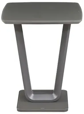 Lazzaro Bar Table - Graphite Grey image
