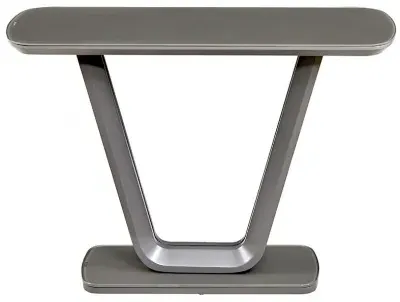 Lazzaro Console Table - Graphite Grey Matt image