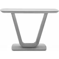 Lazzaro Console Table - Light Grey Matt