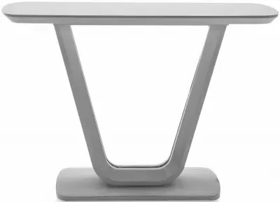 Lazzaro Console Table - Light Grey Matt
