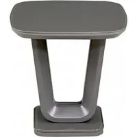 Lazzaro Lamp Table - Graphite Grey Matt