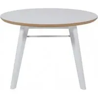Lotti Round Lamp Table - White