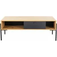 Madrid Coffee Table - Oak, Black