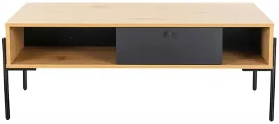 Madrid Coffee Table - Oak, Black image