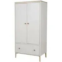 Marlow 2 Door Wardrobe with Drawer - Cashmere Oak