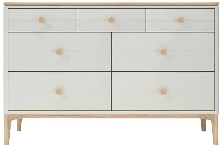 Marlow 7 Drawer Dressing Chest - Cashmere Oak