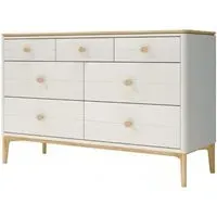 Marlow 7 Drawer Dressing Chest - Cashmere Oak