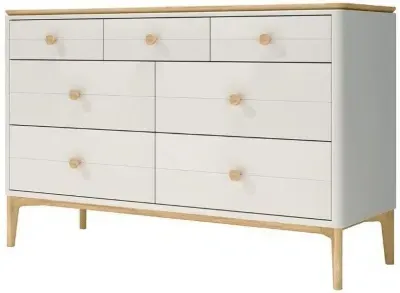 Marlow 7 Drawer Dressing Chest - Cashmere Oak image