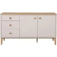 Marlow Medium Sideboard with 2 Door 3 Drawer - Cashmere Oak