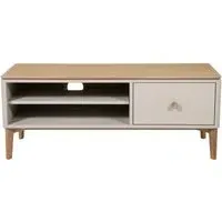 Marlow Medium TV Unit with Storage - Cashmere Oak