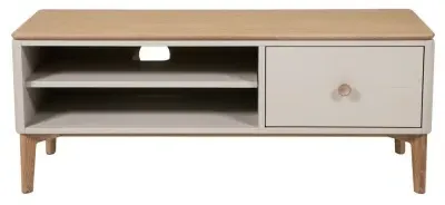 Marlow Medium TV Unit with Storage - Cashmere Oak image