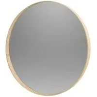 Marlow Round Wall Mirror - Cashmere Oak