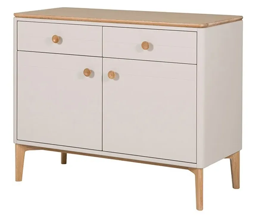 Marlow Small Sideboard with 2 Door 2 Drawer - Cashmere Oak