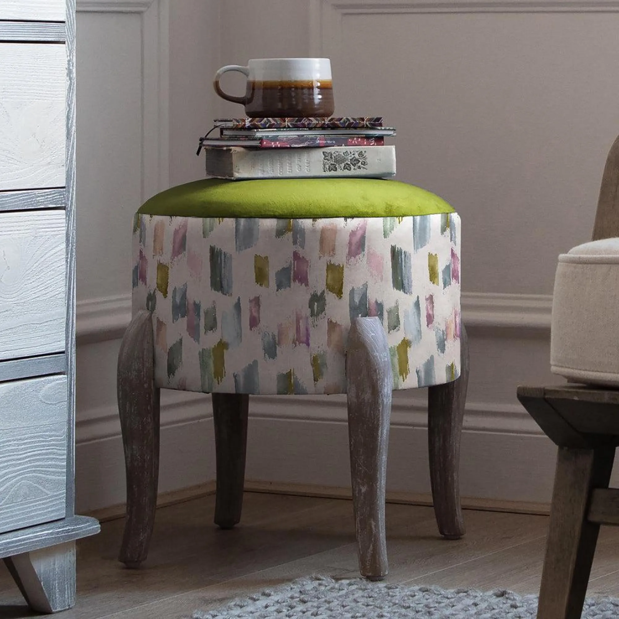 Arwen Finn Footstool - Meadow