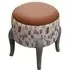 Arwen Finn Footstool - Rosewater