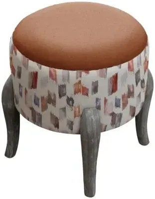 Arwen Finn Footstool - Rosewater