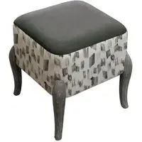 Arwen Ralf Footstool - Frost