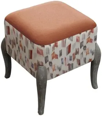 Arwen Ralf Footstool - Rosewater